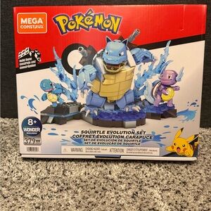 Mega Construx Pokémon Squirtle Evolution Set